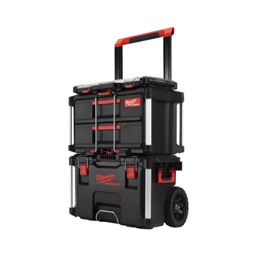 Milwaukee PACKOUT Starter-Set 2 3-teilig PACKOUT Trolley-Koffer, mit 2 Schubladen