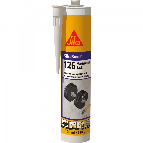 SikaBond -126 Maximum Tack weiss 300 ml
