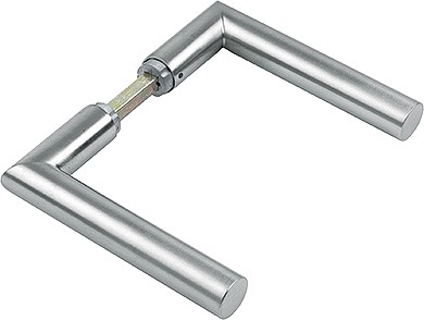 Hoppe Glastür Drückerpaar Amsterdam F69 Edelstahl matt GD-E1400Z SST