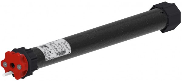 gelbrot Rollladen-Antrieb mit mechanischer Endlageneinstellung 10 Nm