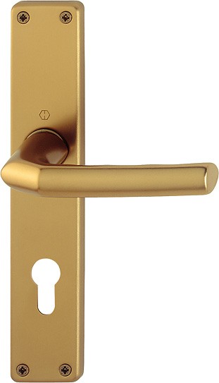 Hoppe Türgriffgarnitur Birmingham F4 Aluminium bronze 1117/202SP 72 mm PZ