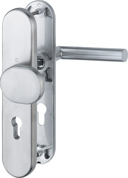 Hoppe Wechselgarnitur Utrecht ES0 F69 Edelstahl 72 mm PZ