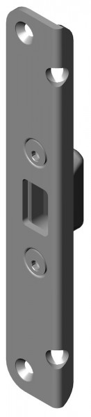 KFV Zusatz Schließblech WSB 2317-580-1G/V3-A RAL 9007