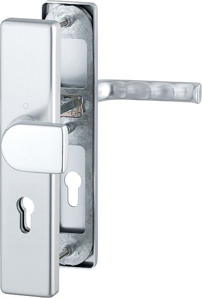 Hoppe Wechselgarnitur ES1 London F1 Aluminium natur 72 mm PZ