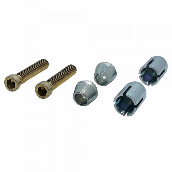 Dr. Hahn Befestigungsmittel A650 M8x38 2 Stück für Serie 60 AT Aluminium