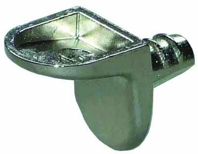 gelbrot Bodenträger Secura 2 ohne Zapfen vernickelt