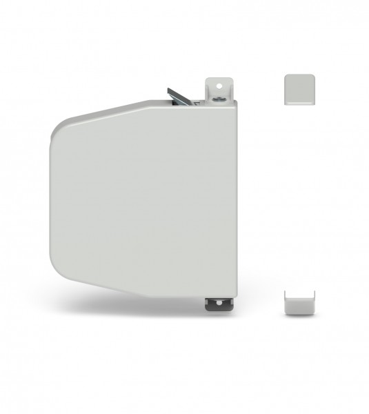 Mini-Gurtroller schwenkbar weiß ohne Gurt Nr. 00510S