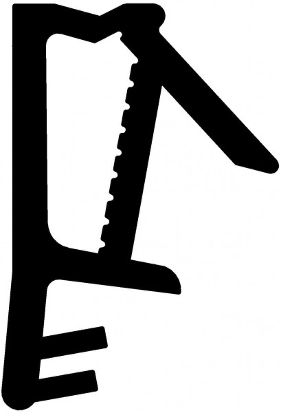 Roto Überschlagdichtung SP 7610 schwarz auf Spulen a. 200 mtr