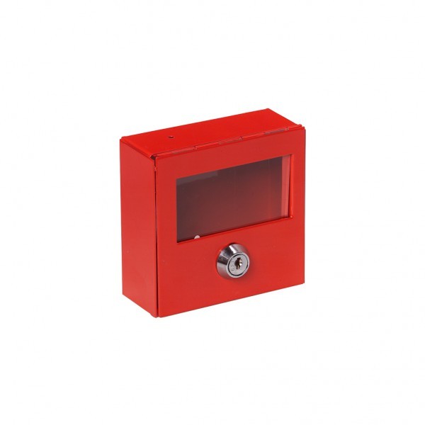 Notschlüsselkasten NK 215, stahl rot 2 Schlüssel, Verschiedenschließend