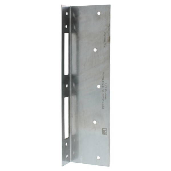 FEPS Lock universal Reparaturschließblech FE-RS002 für Haustüren Edelstahl gebürstet rechts/links verwendbar