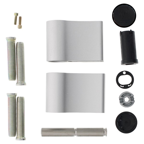 Dr. Hahn Türband 4 A905 2-teilig Drehpunkt 20 mm Bohrabstand 91,5 mm mit Befestigung EV1 Metall