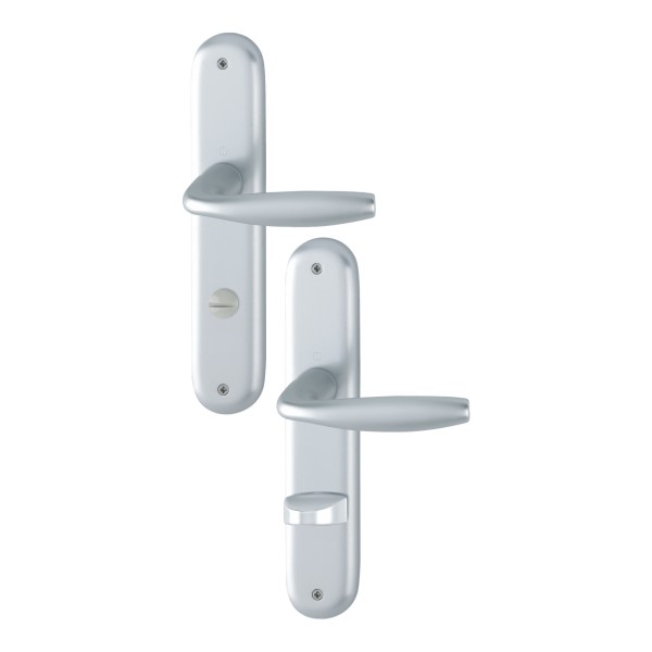 Hoppe Badgarnitur New York SK/OL F1 Aluminium natur 1810/273P 78 mm