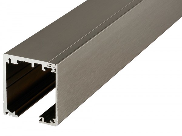 Hermat Laufschiene 6000 mm zu 9170 San Remo Klemmbeschlag F9 Edelstahlfarben