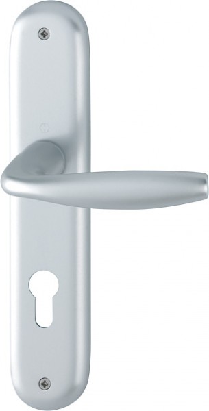 Hoppe ZT Drückergarnitur New York F1 Aluminium natur 1810/273P PZ 72 mm