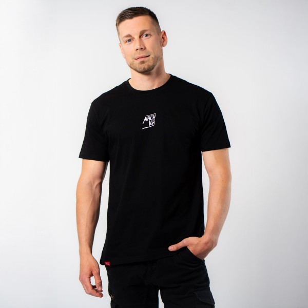 MACH ICH® T-Shirt mit Classic Logo Unisex (Teerschwarz)