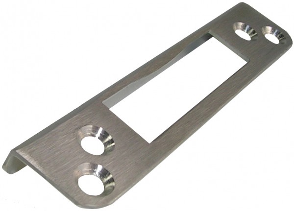 Hermat Schließblech 6895 OF 60 Edelstahl matt für Glastüre