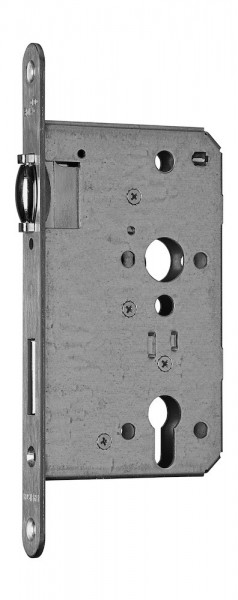 BHM Pendeltürschloss Nr. 311 PZ / 55/72 F20x235 mm rund Edelstahl