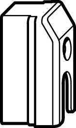 Roto Schließstück Mittelpartie N701A00306 NT