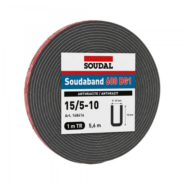 Soudal SOUDABAND 600 BG1 15/5-10 anthrazit 1m TR Rolle a 5,6 m