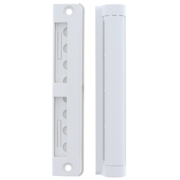 Siegenia Aeromat mini Falzlüfter Steg 5 mm mit Drehverschluss weiß