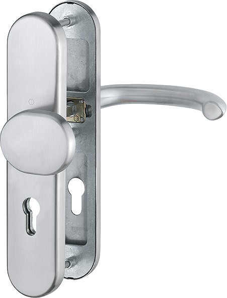 Hoppe Wechselgarnitur Marseille PZ F69 Edelstahl matt E86G/3331/3310/1138Z