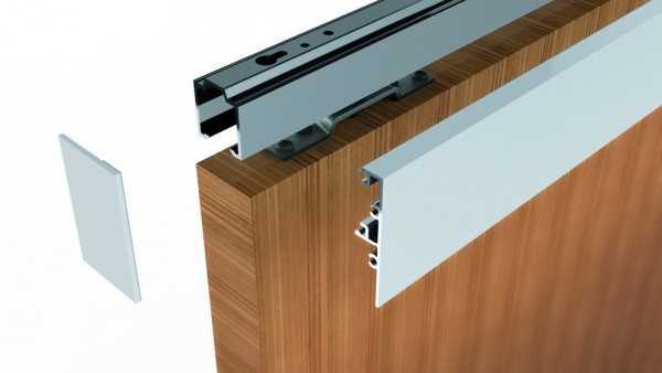 Woelm HELM Klipsblende für Holz 2100mm Edelstahl Effekt