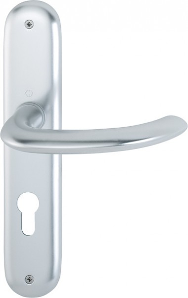 Hoppe Türgriffgarnitur Marseille F1 Aluminium natur 1138/273P PZ 72 mm